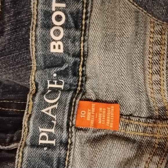 Bundle 3 boy's jeans husky Levi's Children's Place bootcut - Picture 2 of 8